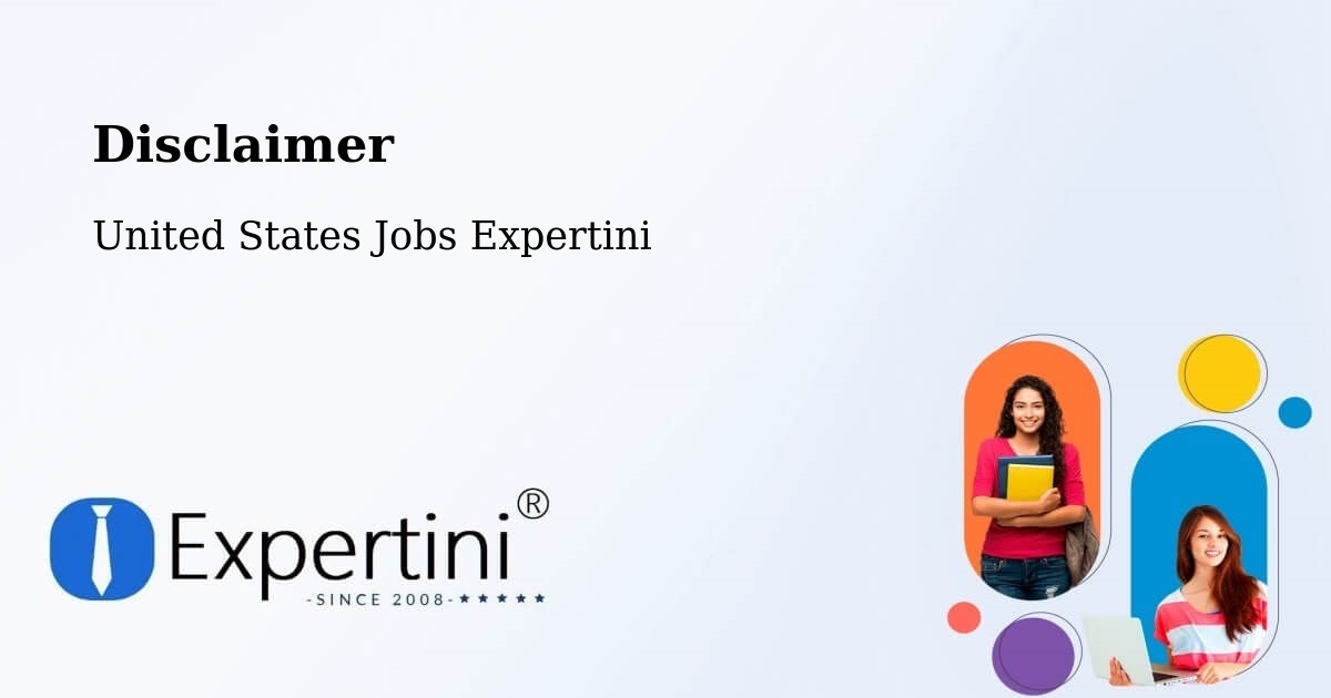 Disclaimer – Pasadena - United States Jobs Expertini